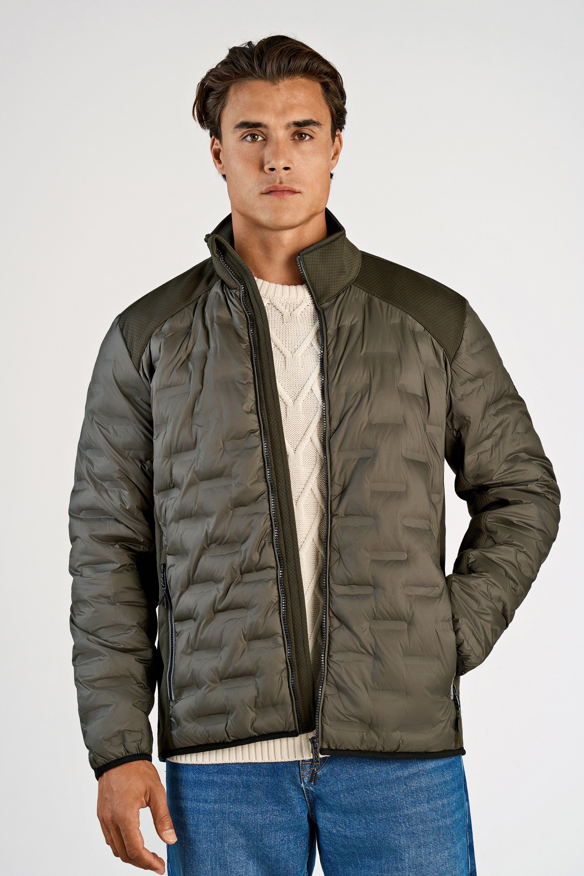 Functional hybrid jacket