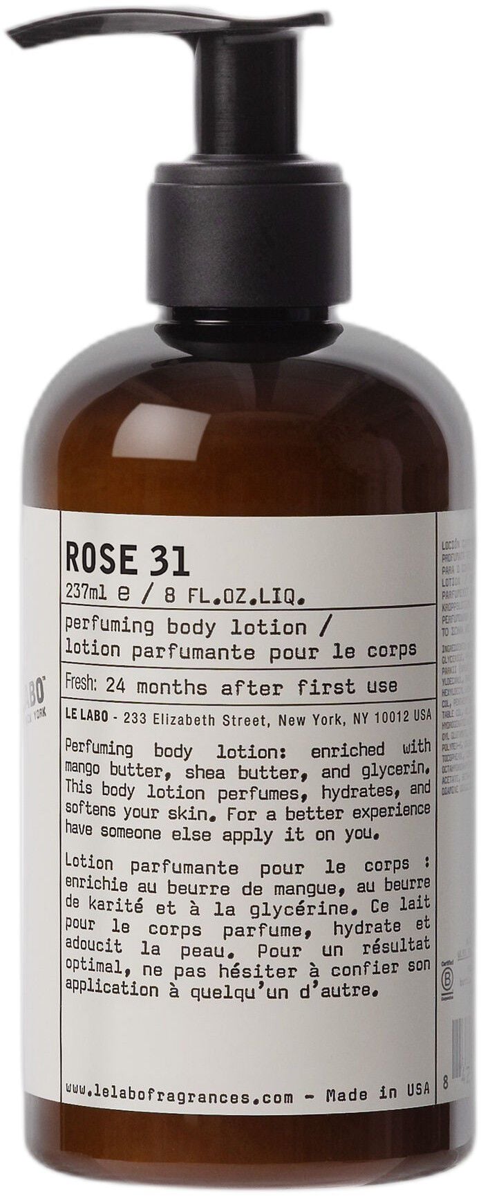 R31 PERF BODY LTN 237ML/8FLOZ
