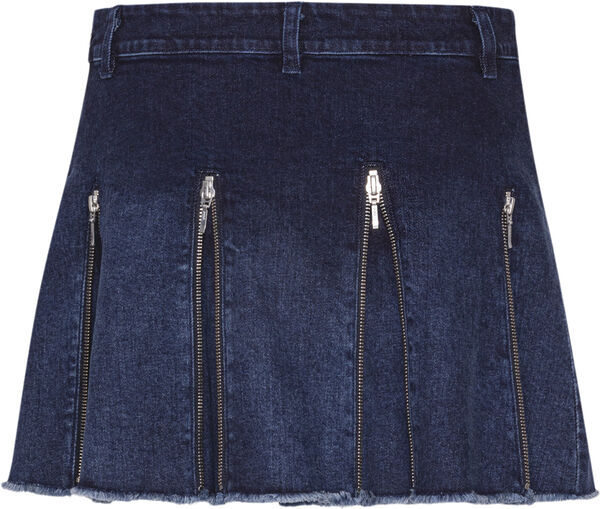 Zip Mini Pleat Skirt