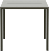 May Table, Outdoor, 85x85, Steel, Dark Green