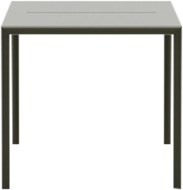 May Table, Outdoor, 85x85, Steel, Dark Green