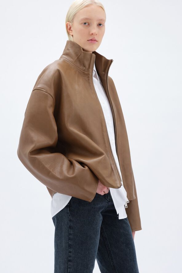 Bonded Leather Jacket