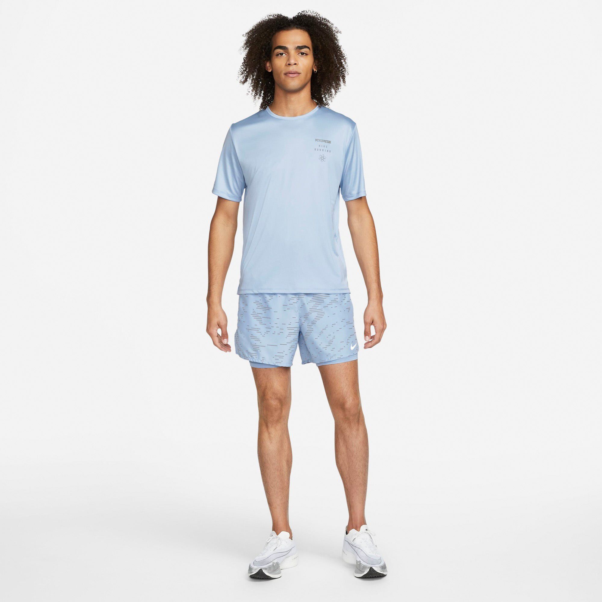 Dri-FIT UV Run Division Miler l&oslash;be T-shirt