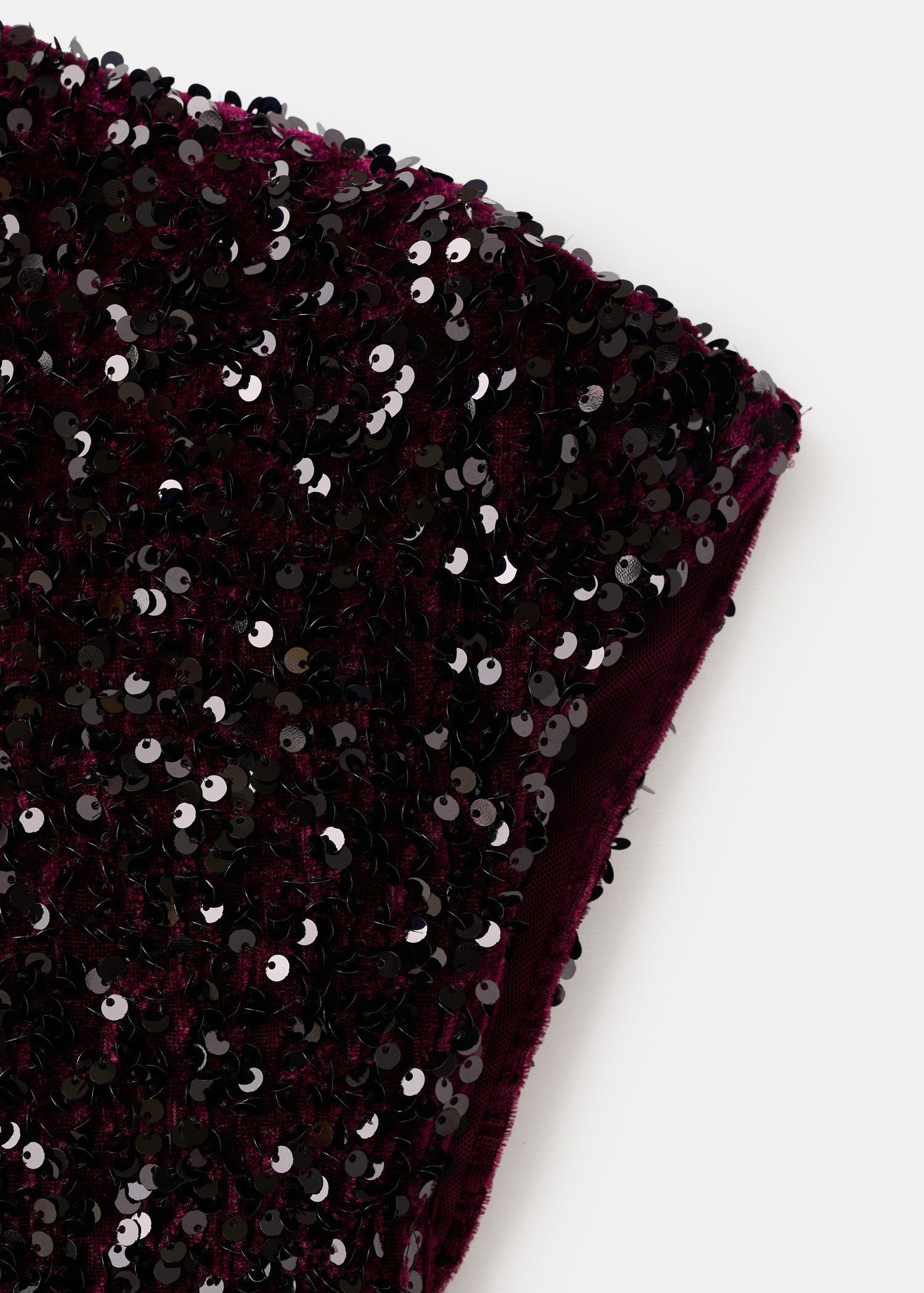 Sequin dress with open back