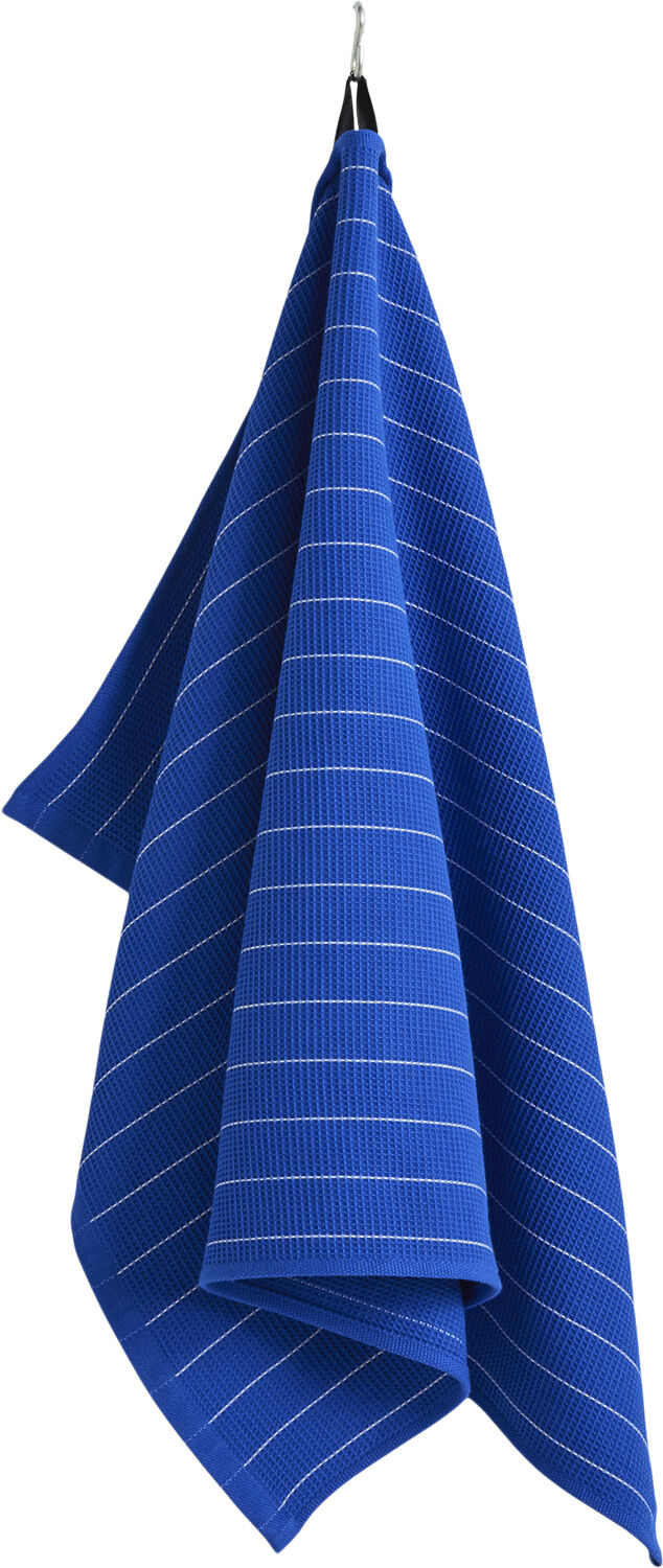 Canteen Tea Towel-Blue pinstripe