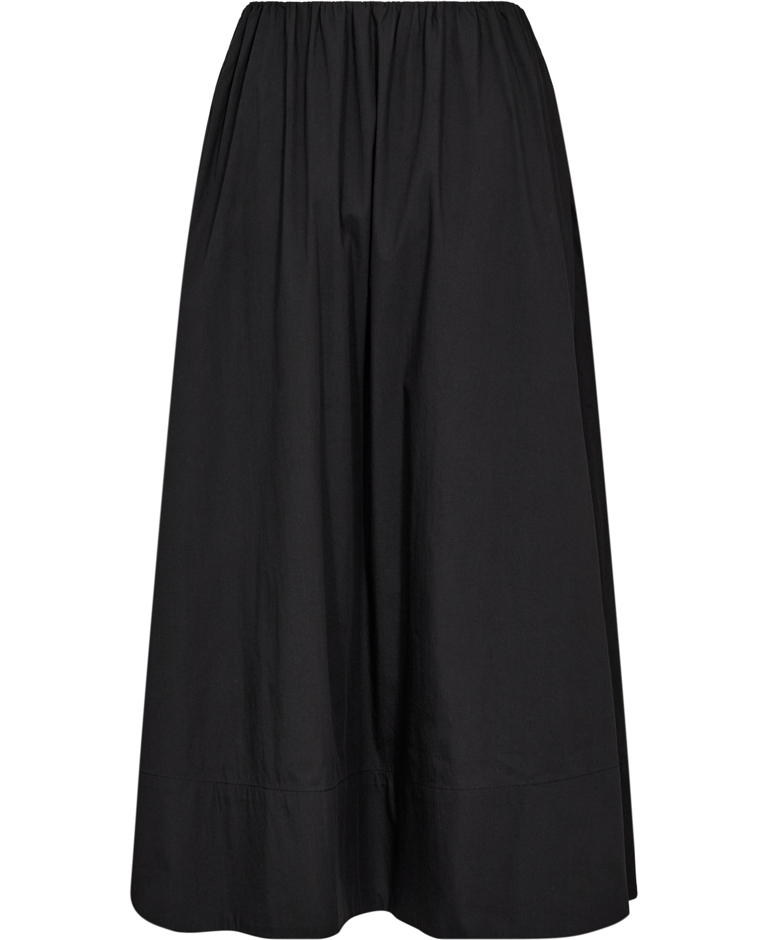 Flared cotton skirt