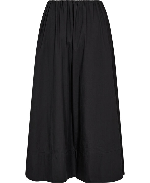 Flared cotton skirt
