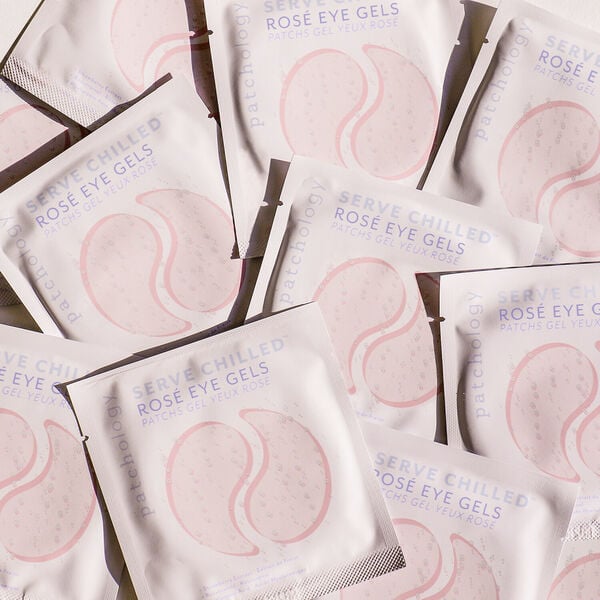 SERVED CHILLED ROSÉ EYE GELS