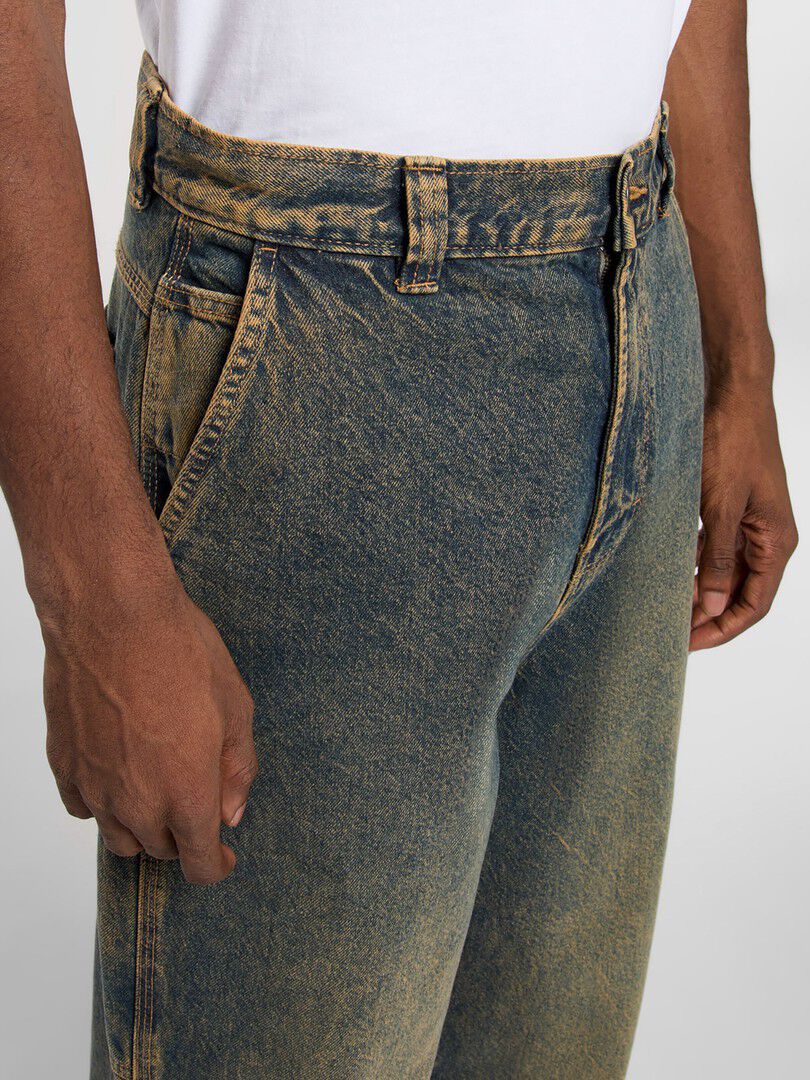 MADISON BAGGY FIT DENIM YELLOW FADE