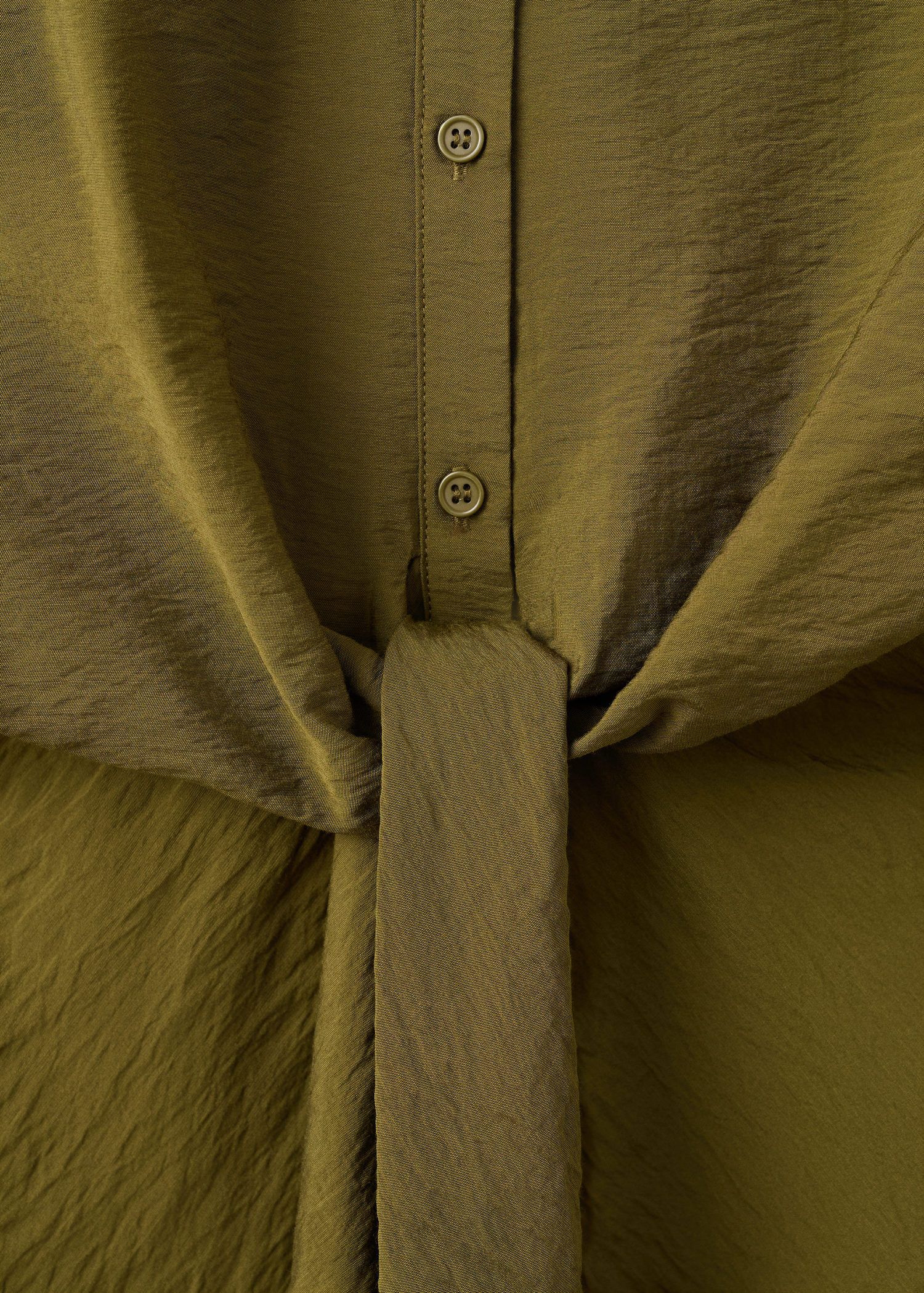 Knot short-sleeve shirt