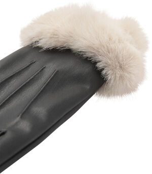 Combined hair gloves