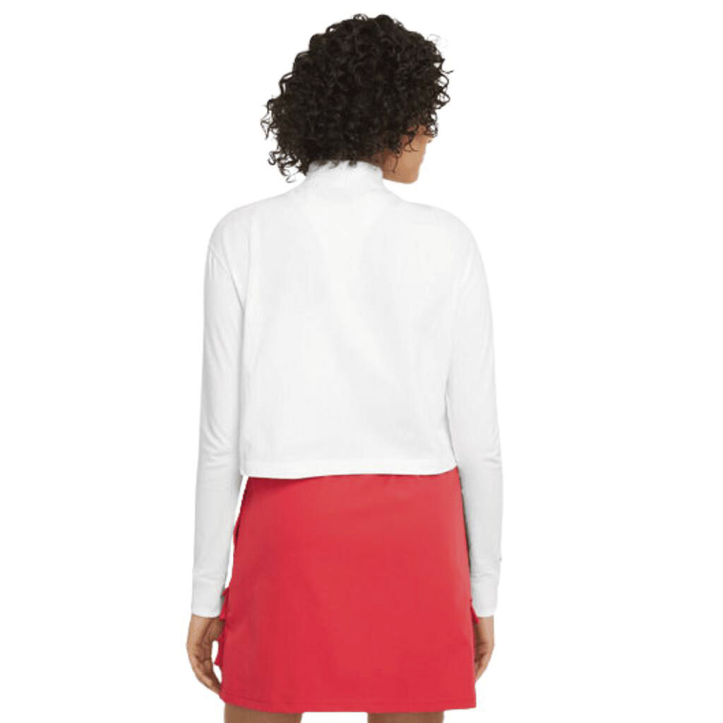 sportswear mock long sleeve t-shirt