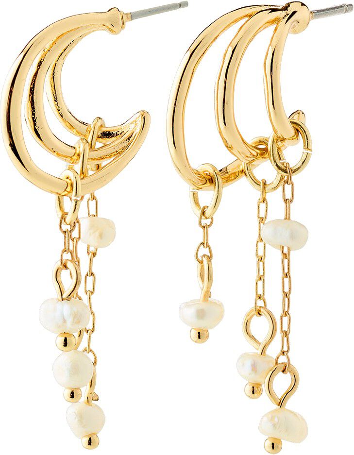 LUNITH earrings gold-plated