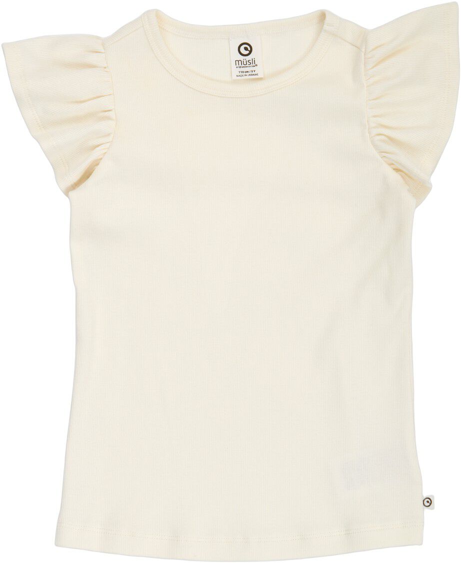 Cozy me rib frill s/s T