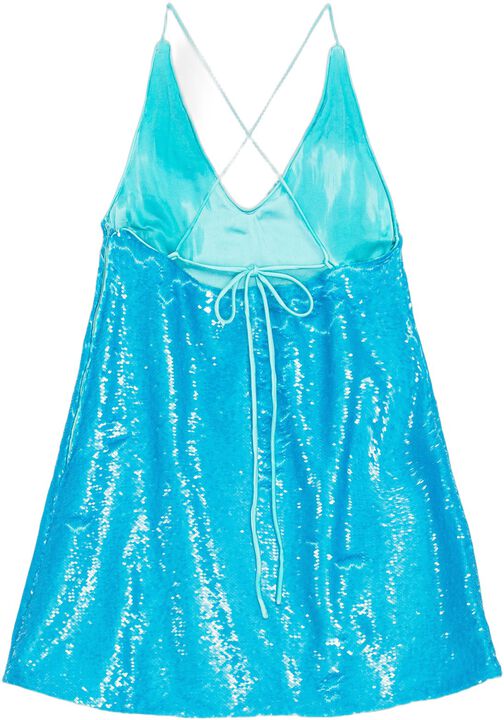 Sequins Strap Mini Dress
