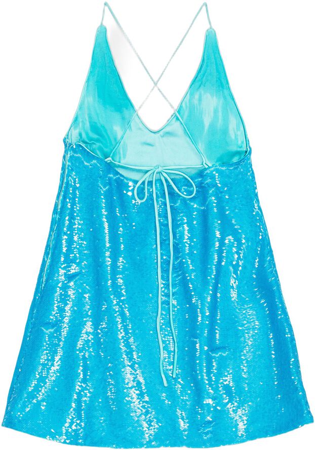 Sequins Strap Mini Dress