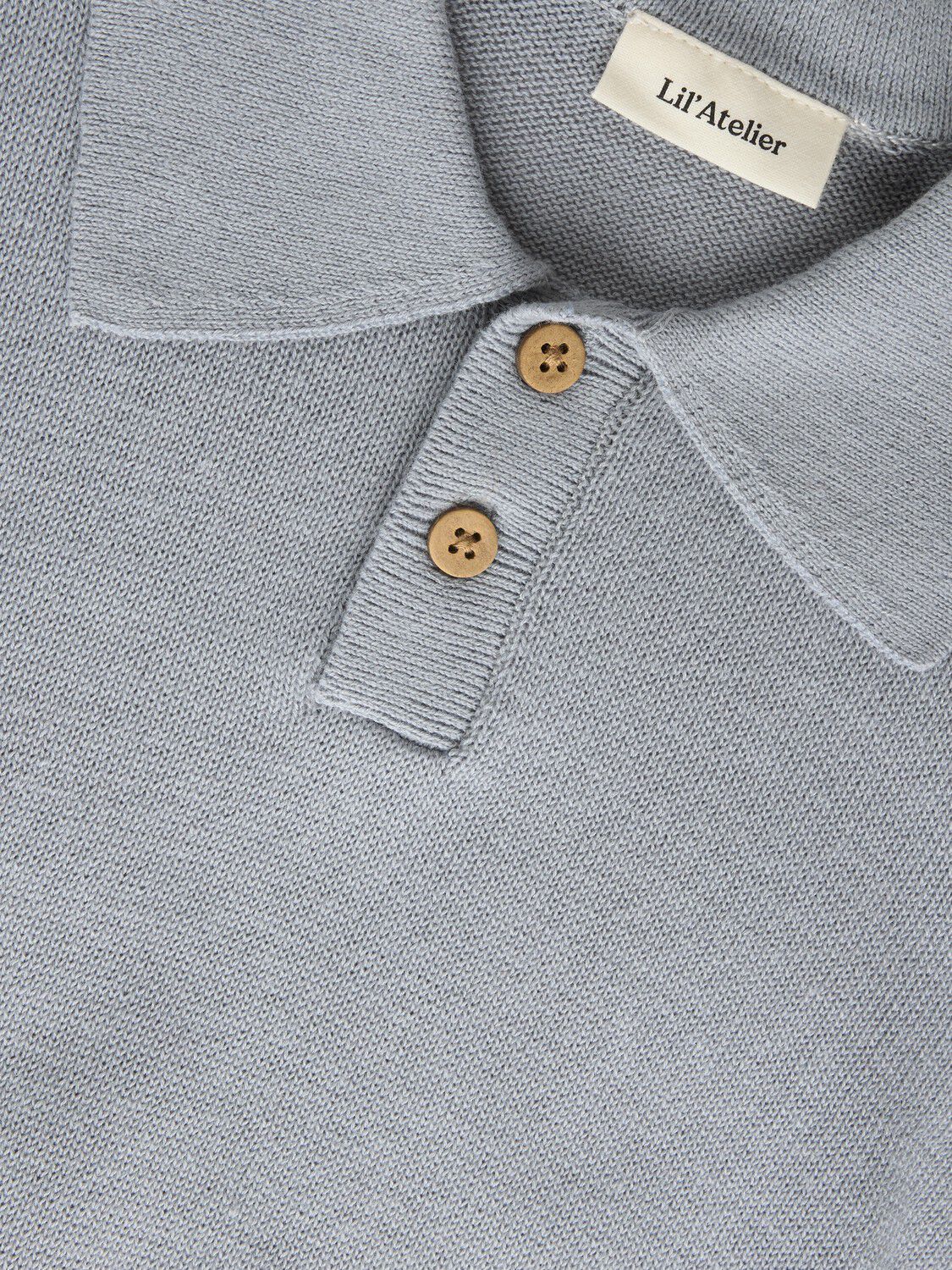 Nmmhitos Loose Ls Polo Knit Lil