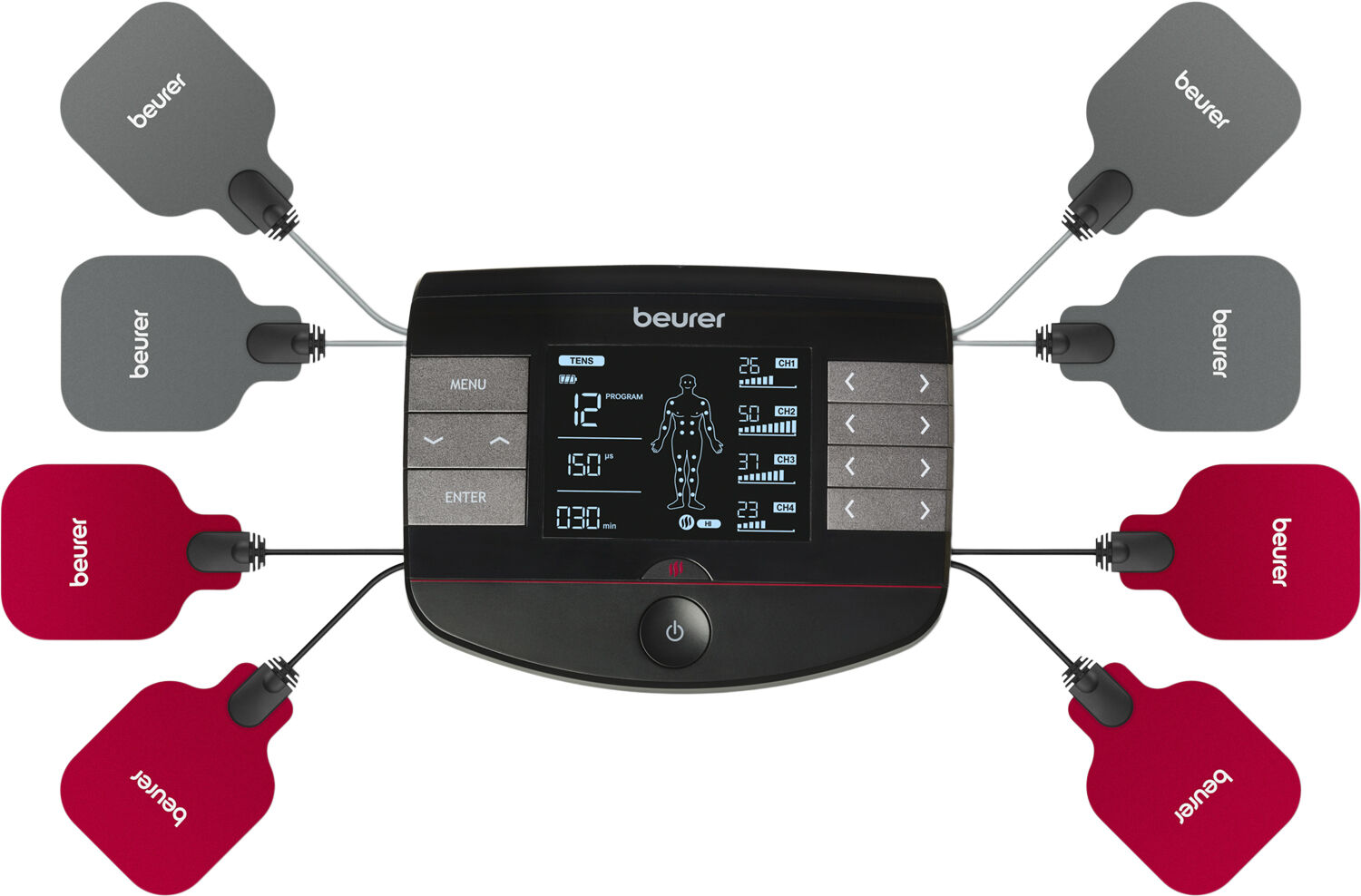 Beurer EM 89 TENS og EMS enhed m. varmefunktion