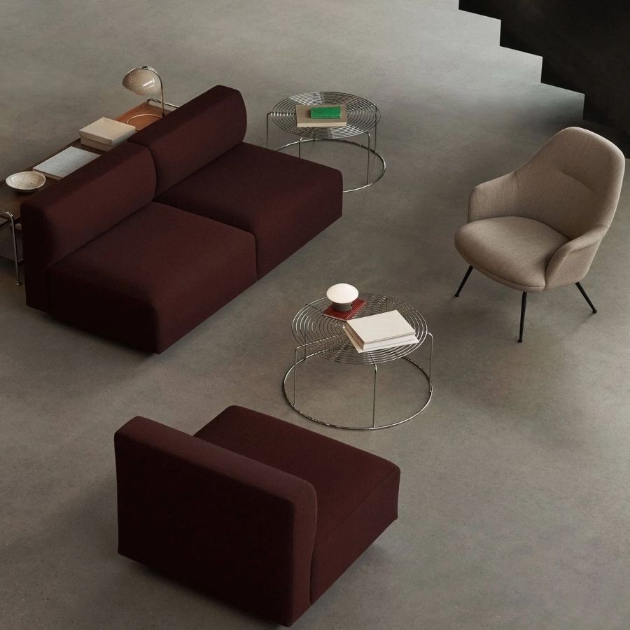 Wire Coffee Table VP17 Stainless steel