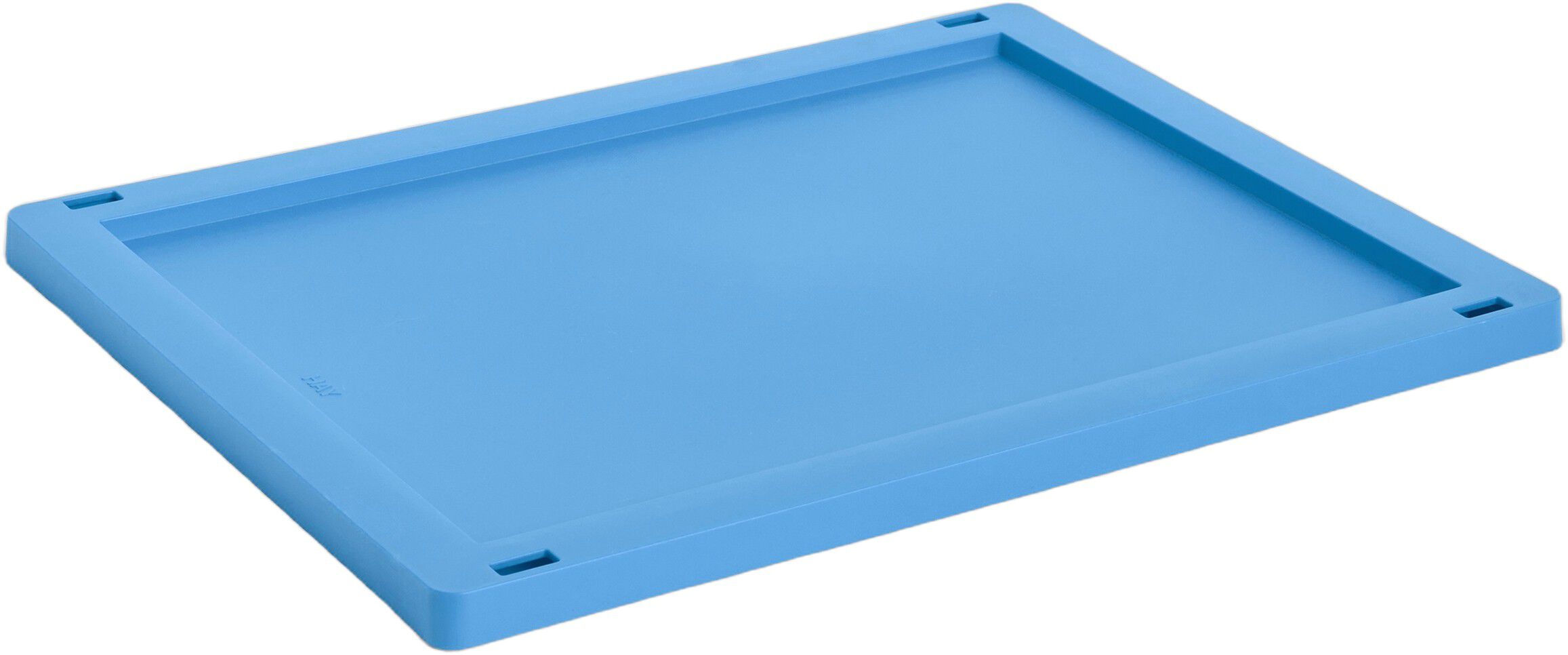 HAY Colour Crate Lid Plastic-Medium-Electric blue