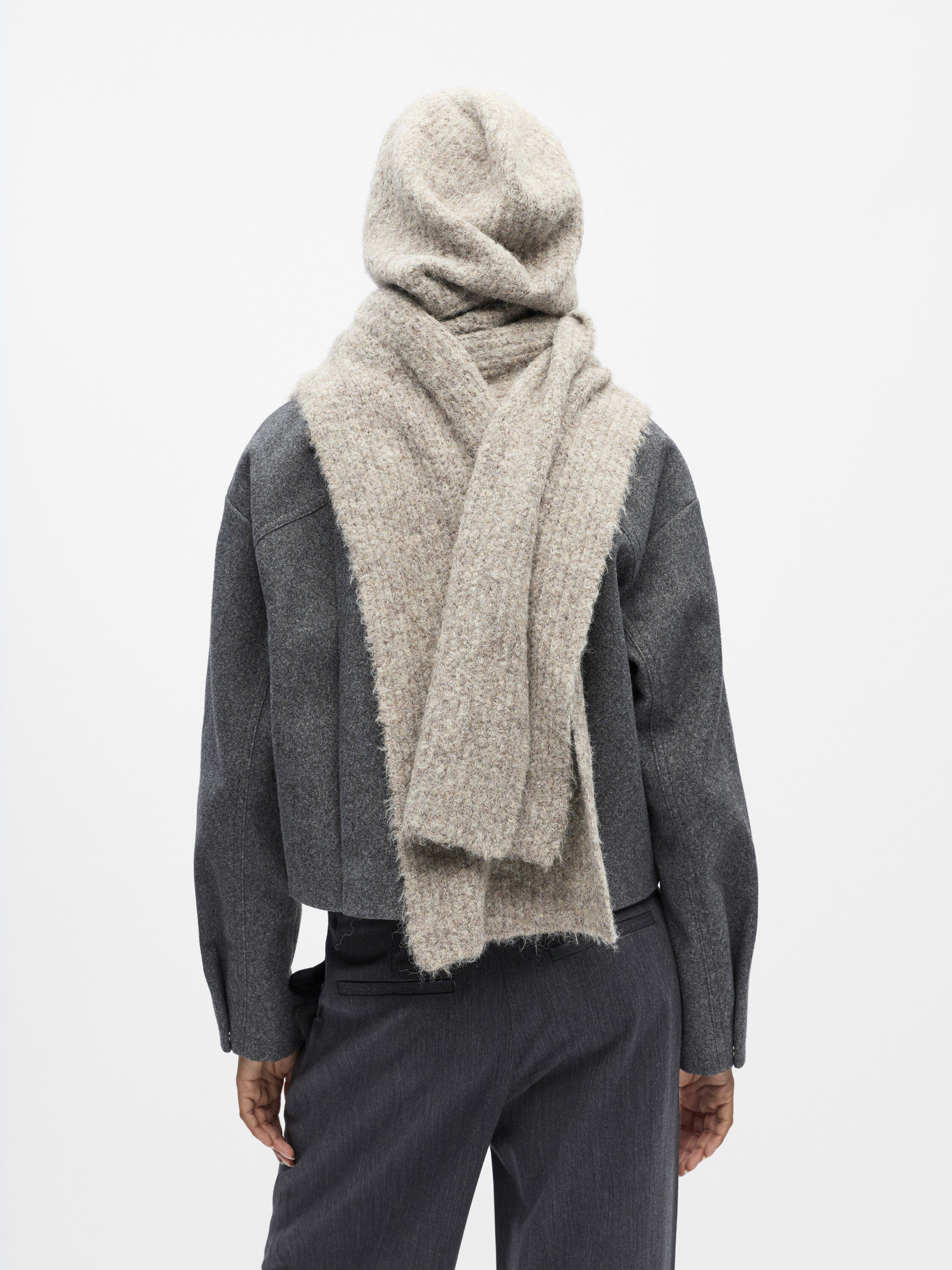 OBJMILU SCARF KNIT BALACLAVA 140