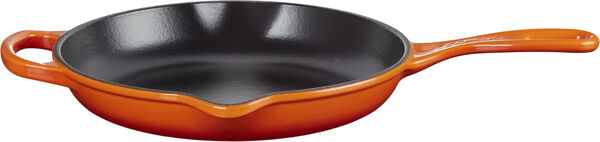 Stegepande i støbejern 23cm Volcanic