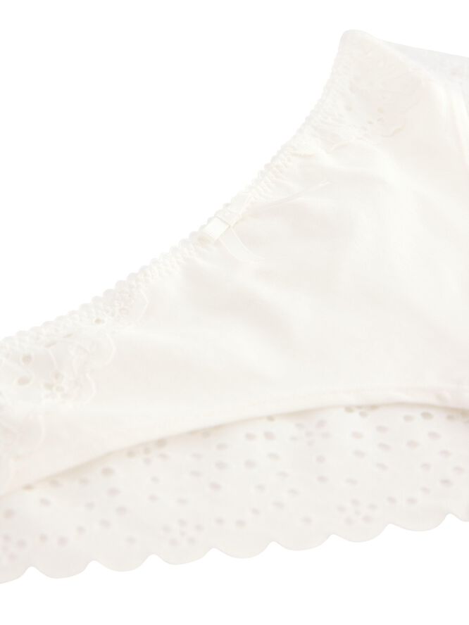 Brazilian trusser med broderie anglaise