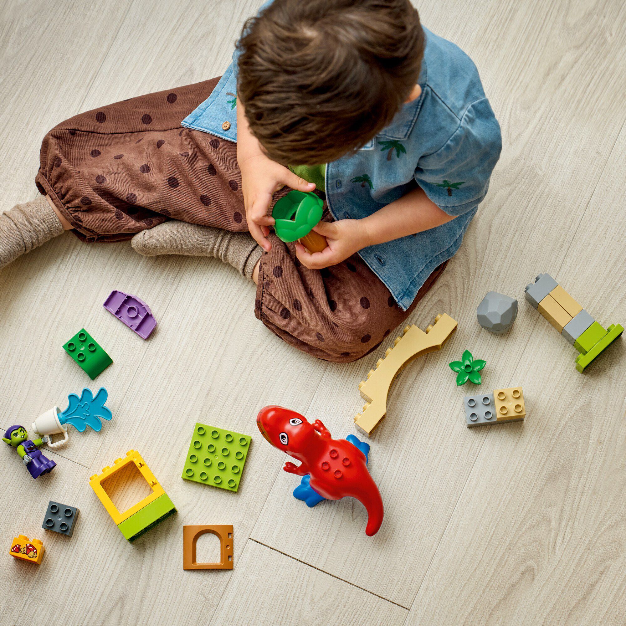 Spidey-Rex-dinosaur mod Green Goblin 10463