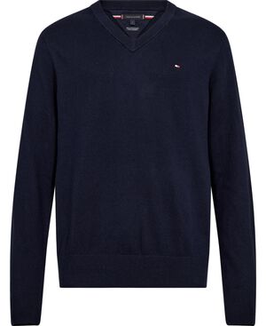 PIMA ORG CTN CASHMERE V NECK