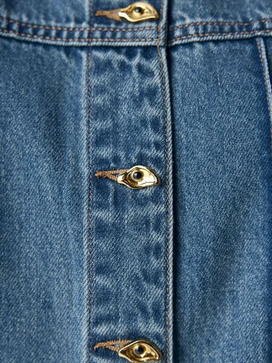 OBJDIVONA DENIM S/L WAISTCOAT 140