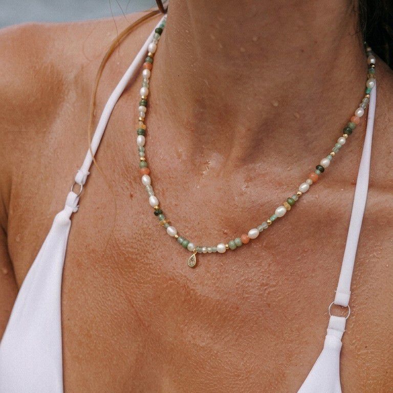 Water Drop Pure Pearl Necklace