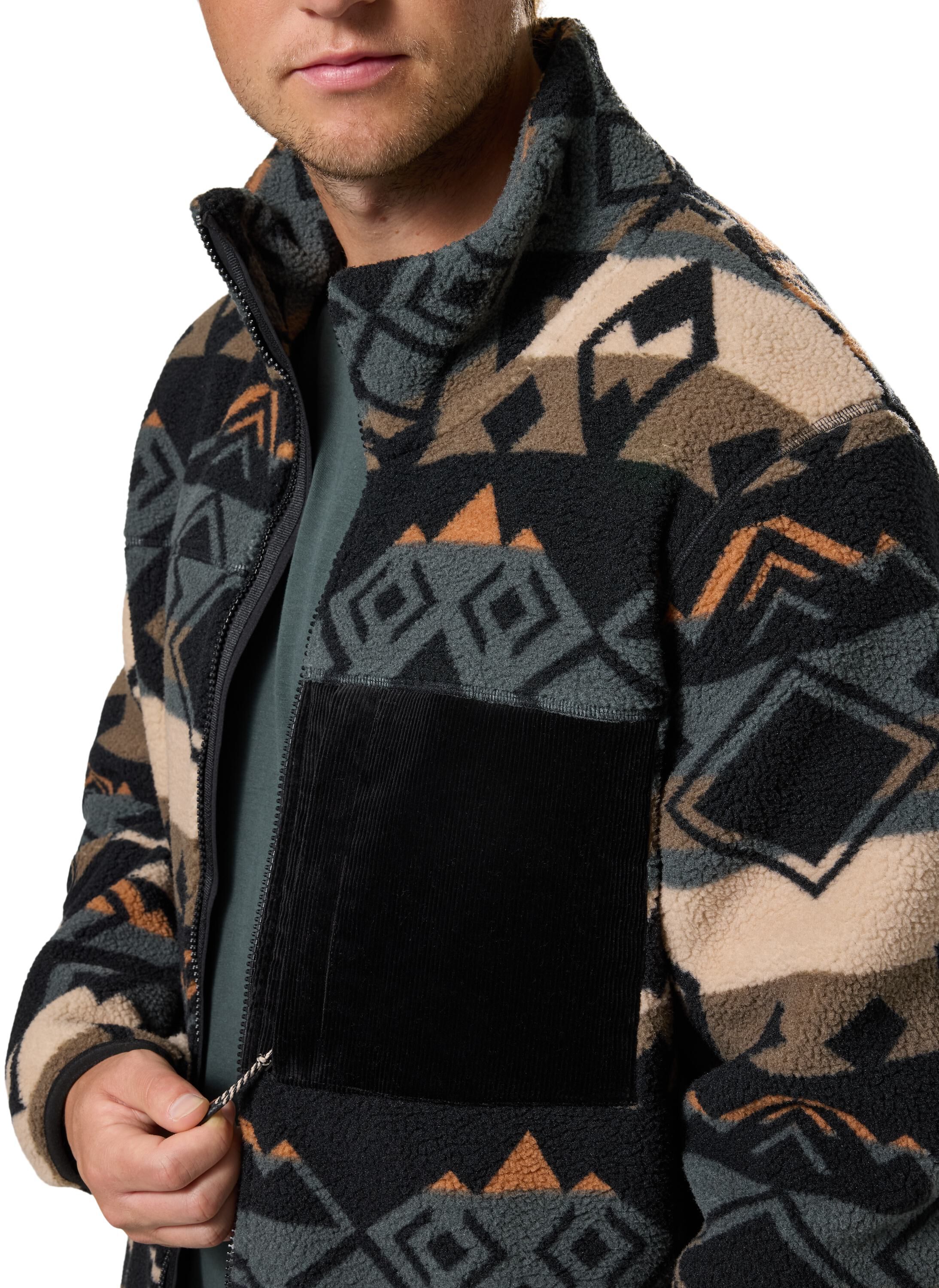 Heron Printed Fleecejakke