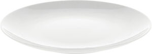 Tallerken flad Eventail 26,5 cm Hvid