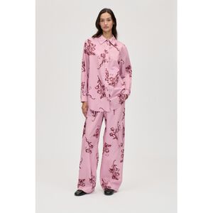 2578 Printed Cotton, Loose Long Sleeve Shirt