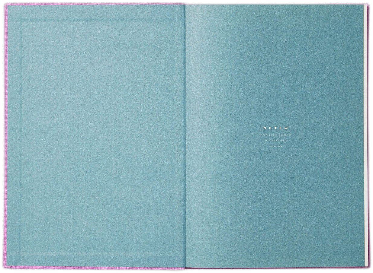 BEA notebook with elastic band