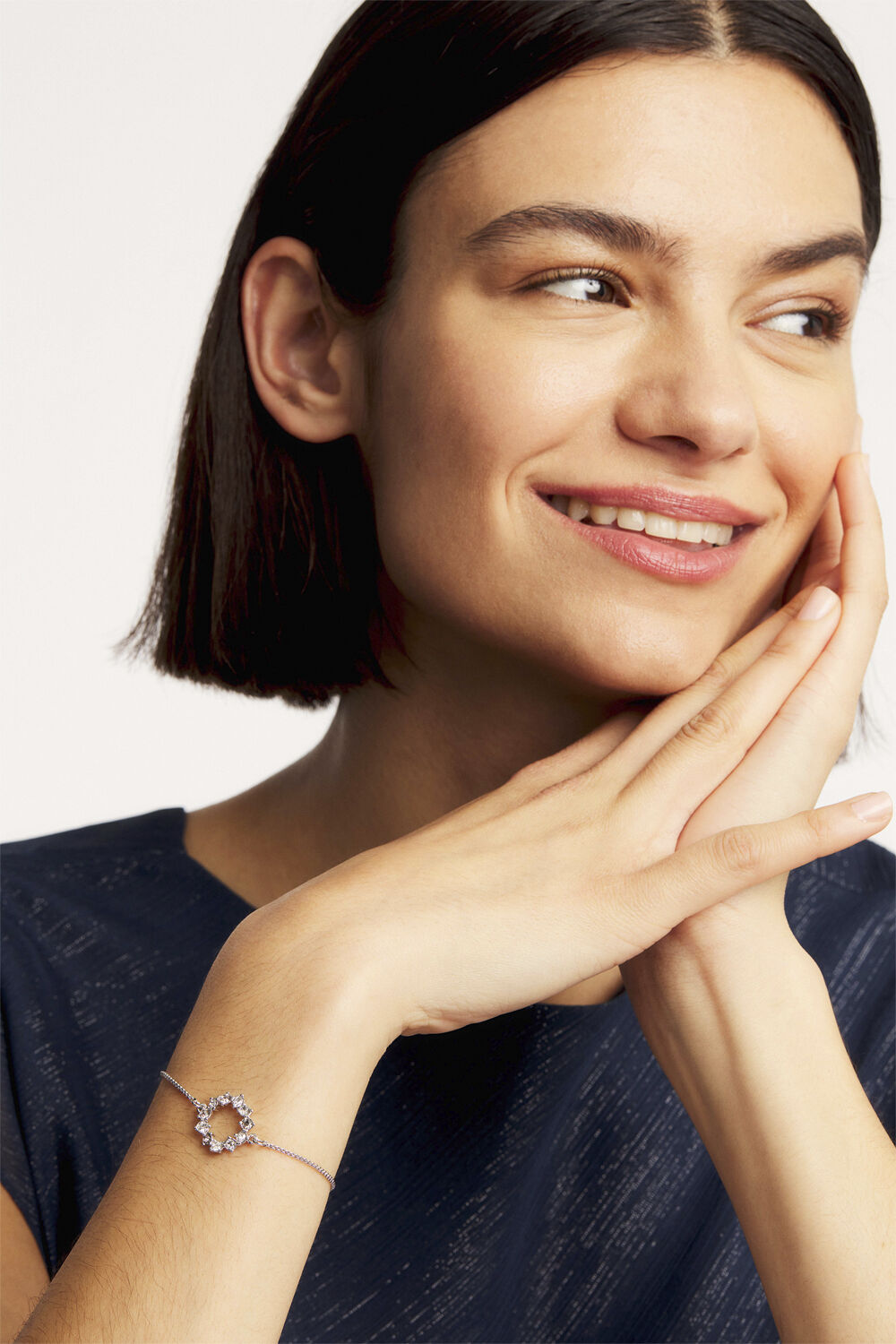 CRESTA Crystal Hoop Bracelet