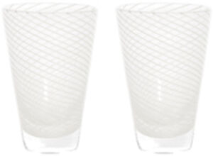 Yuka Swirl Glas - Pakke med 2
