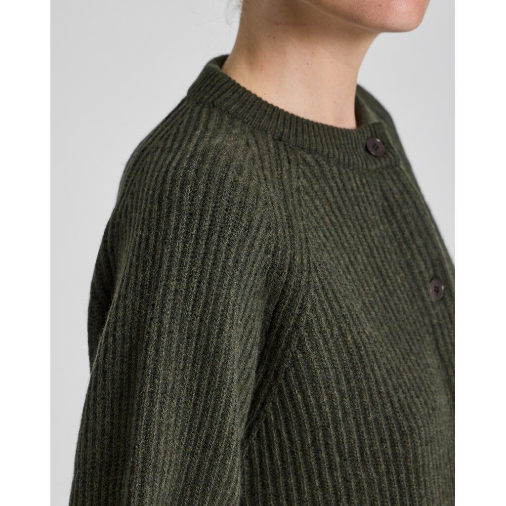 Augusta L/S Cardigan Lambswool Knit