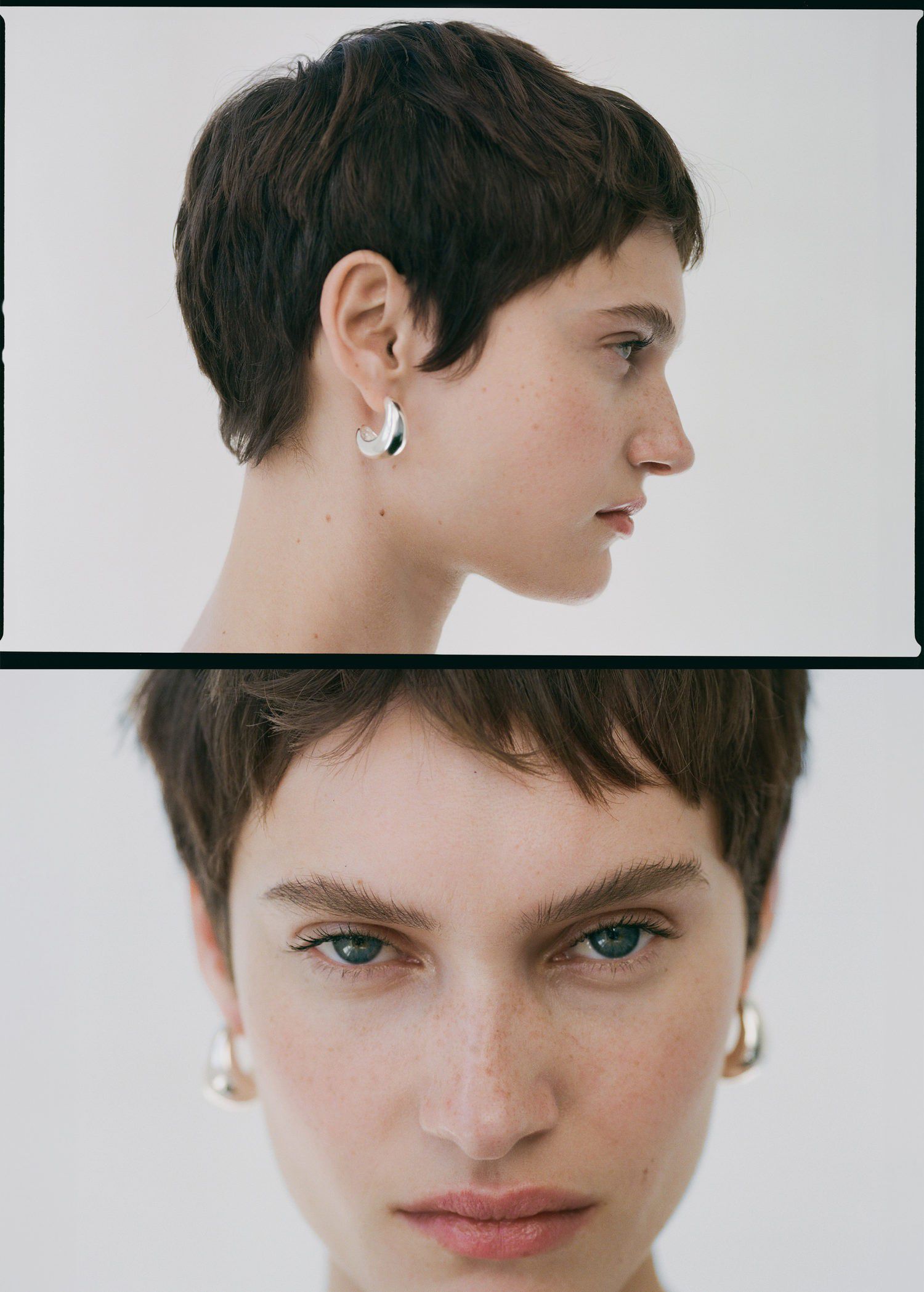 Volume hoop earrings