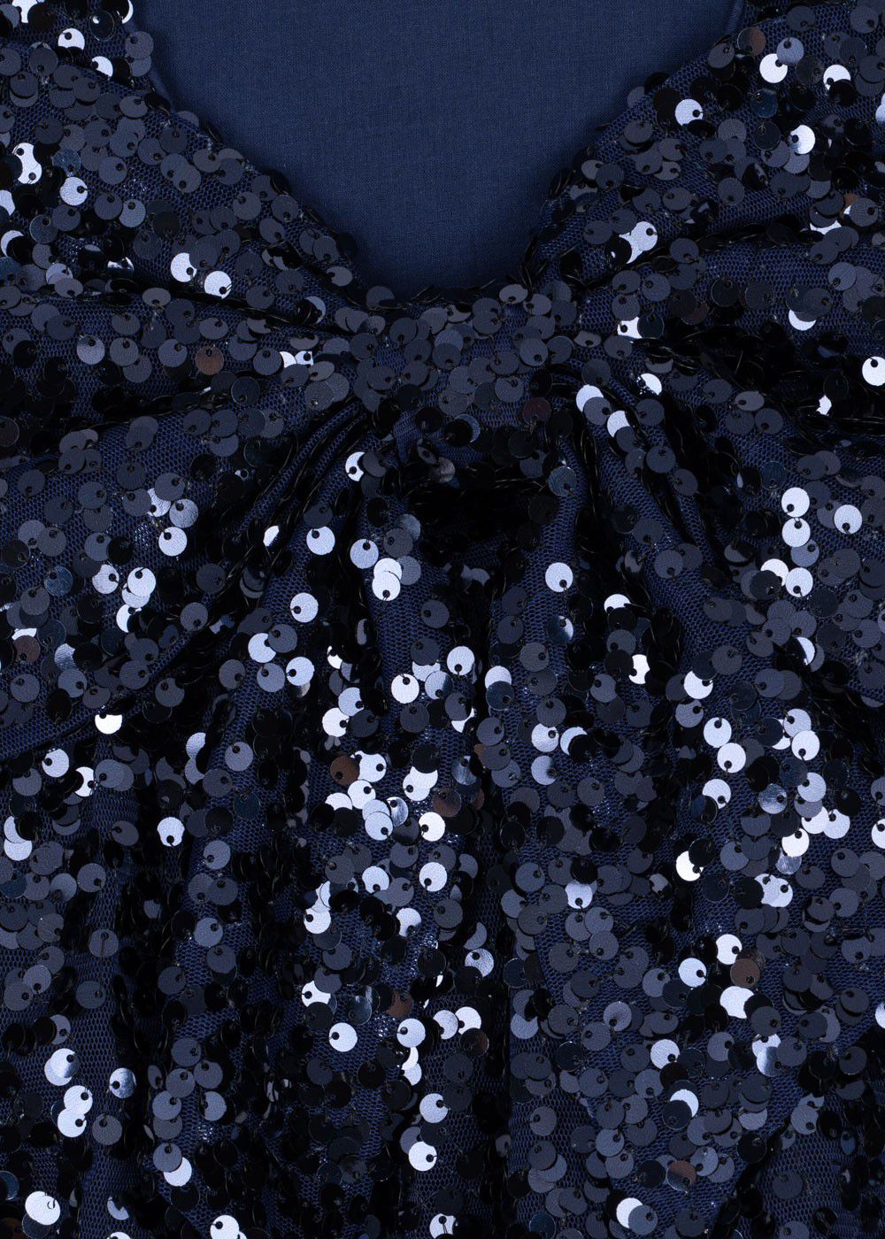 LILA SEQUINS BOW DRESS
