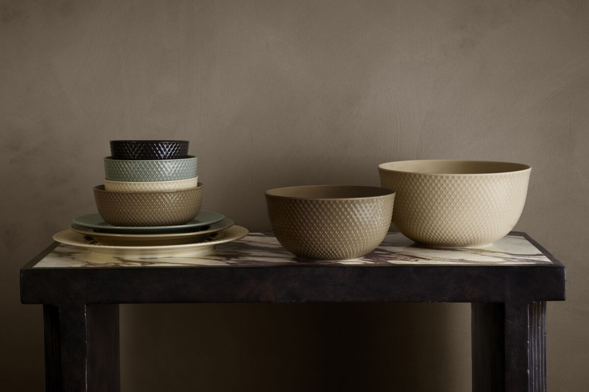 Rhombe Earth Serveringssk&aring;l &Oslash;17. 5 cm clay