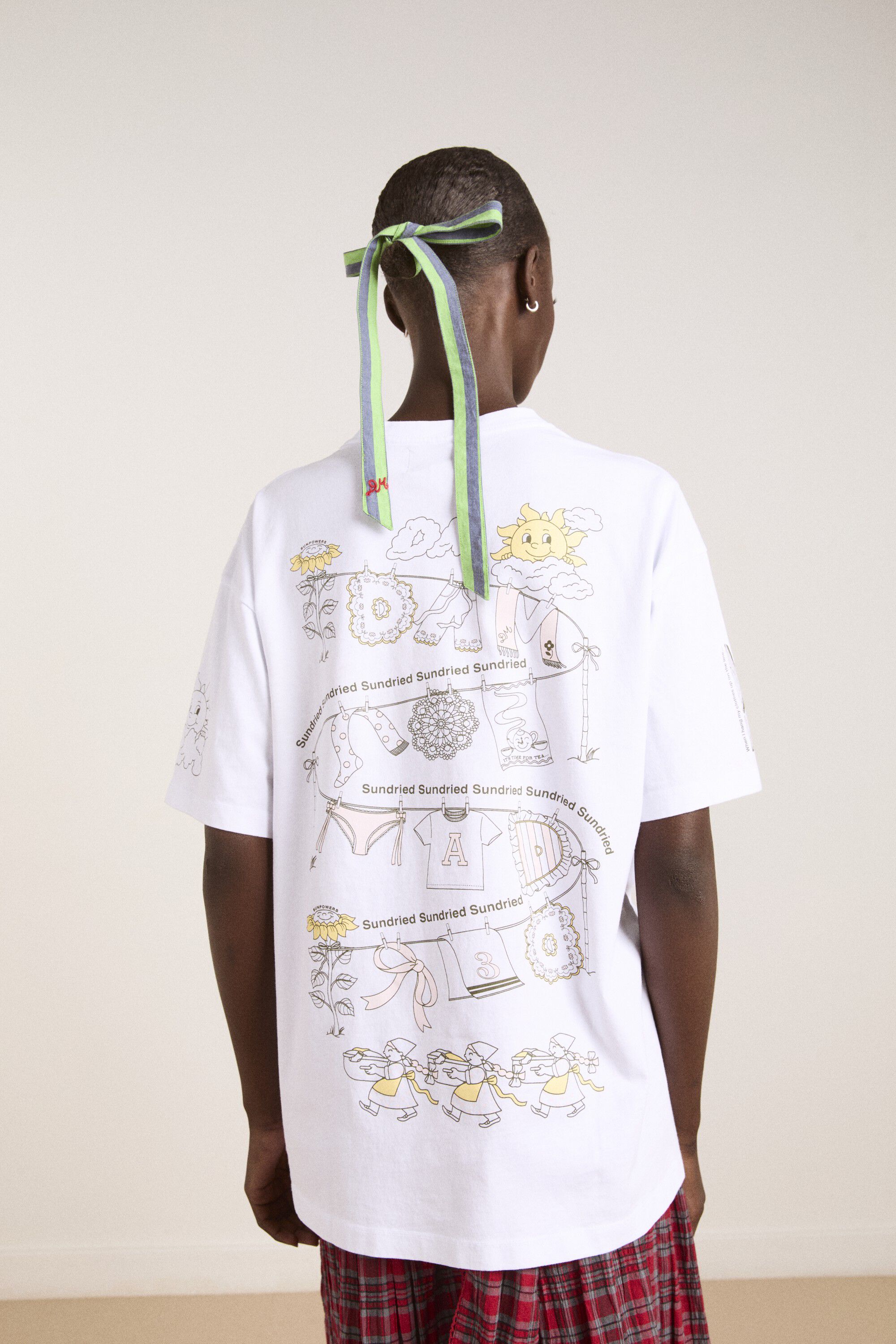 SUNDRIED WASHING LINE BOYFRIEND TEE