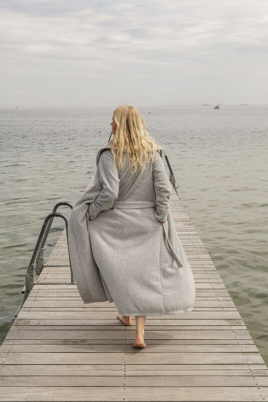 Bathrobe, Mount Everest, light grey