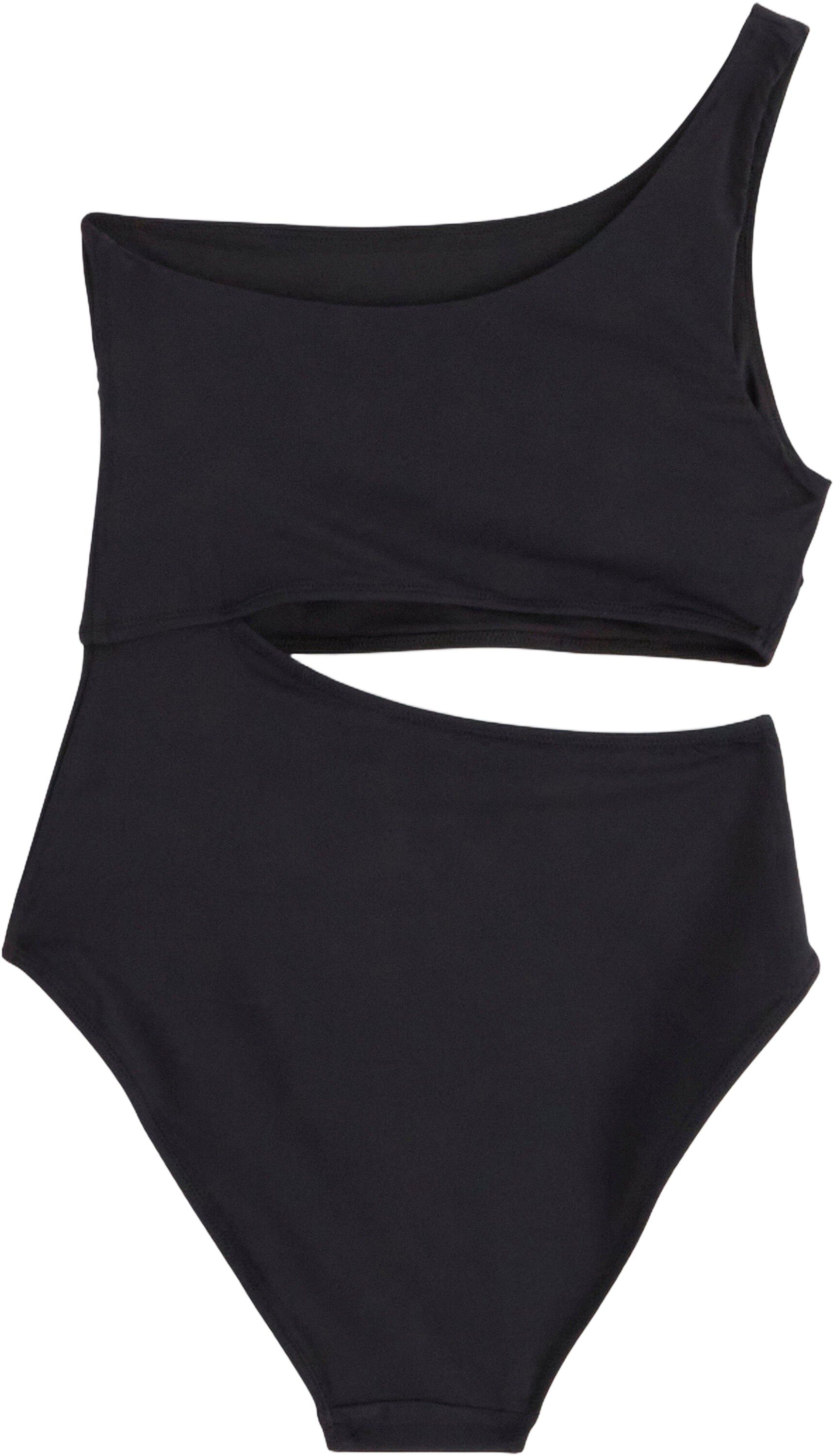 Unpadded swimsuit with a cut out de