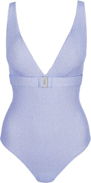 Tinjis badedragt uden b&oslash;jle med dyb udsk&aelig;ring