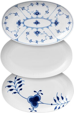 Gift W History Oval Asiette 23,5cm 3PCS