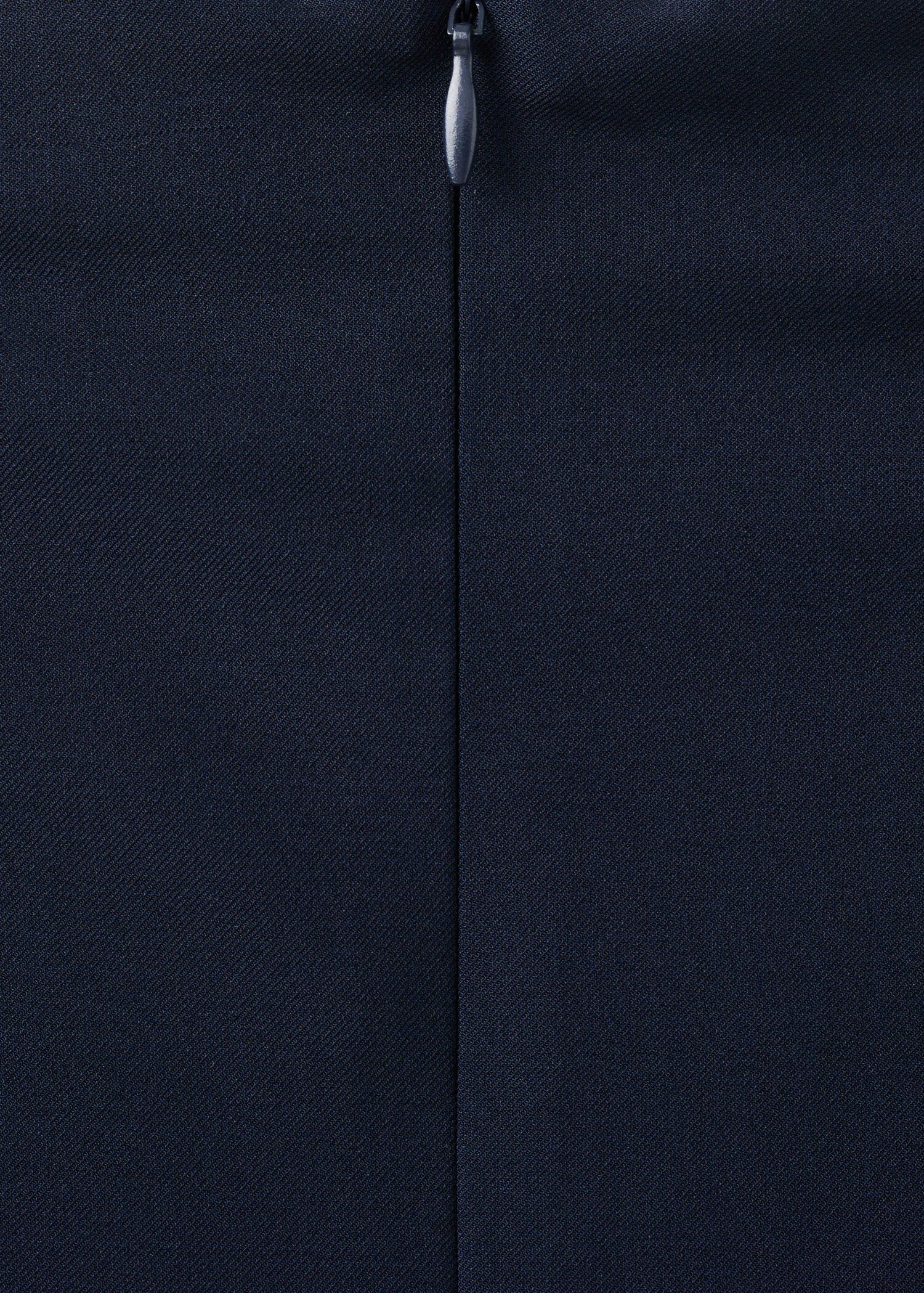 A-line dress with metal embellishme