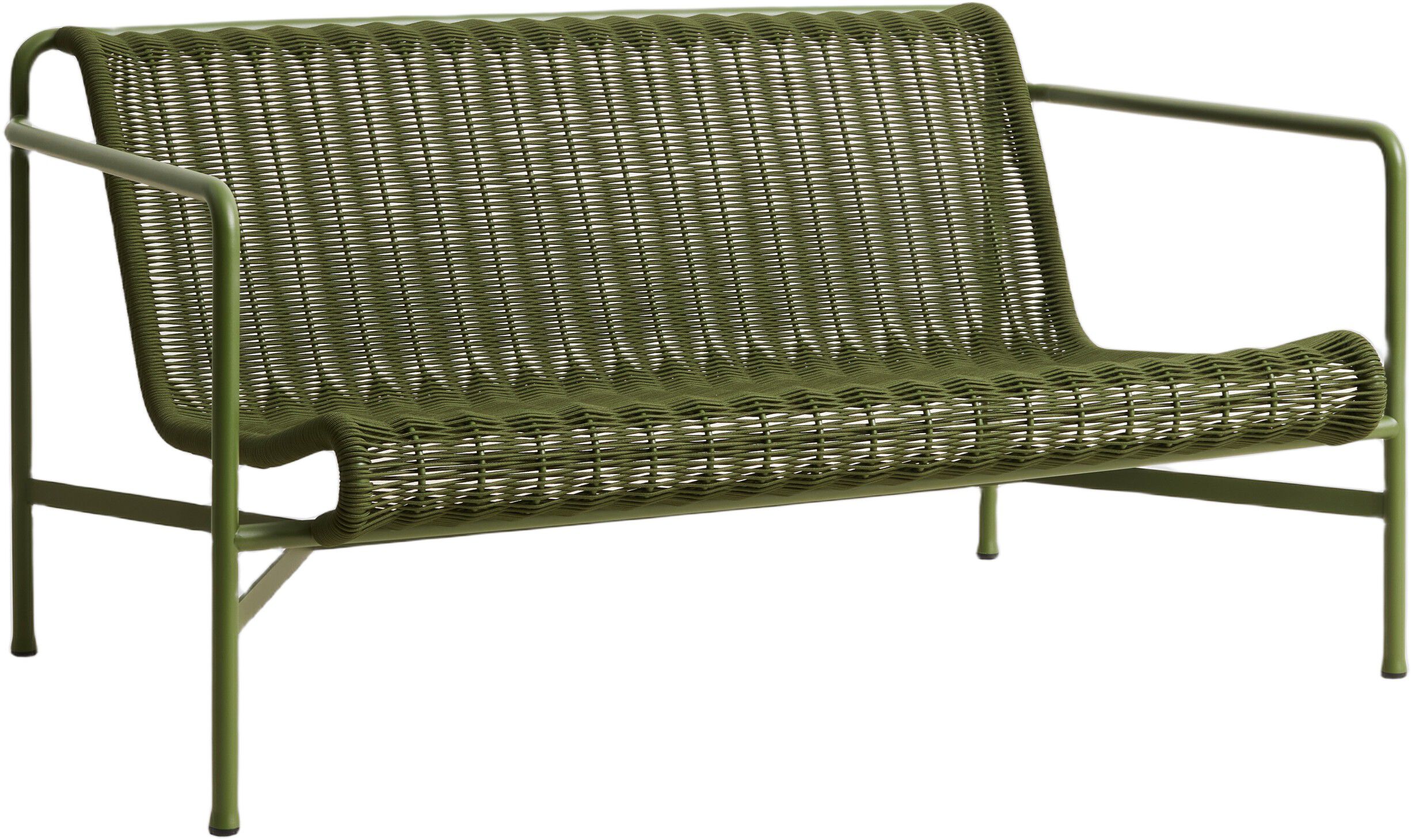 Palissade Cord Lounge Sofa-Olive po