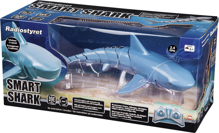 R/C SVØMMENDE HAJ 2 4G