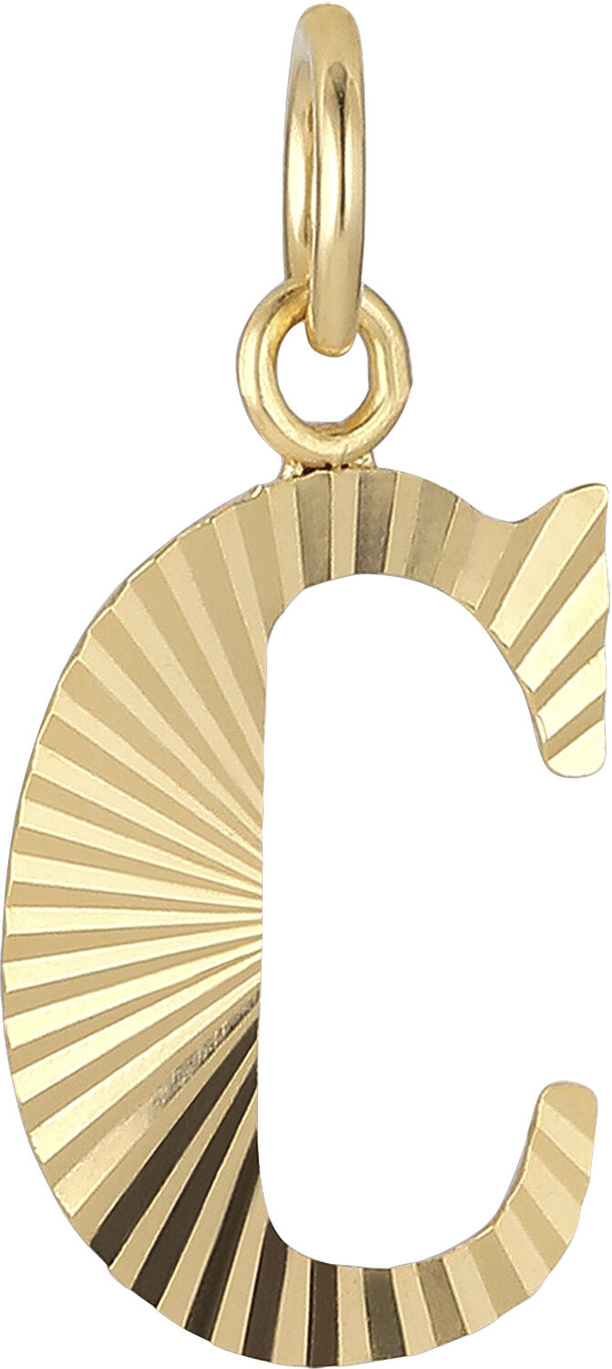 Reflection Letters, gold-plated sterling silver-C